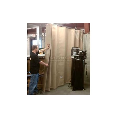 Goffs Goff's Stock Sound Curtain 31974 with Hardware - 9'11"W x 12'H - Beige 31974